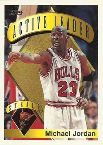 #4 Michael Jordan - Chicago Bulls - 1995-96 Topps Basketball