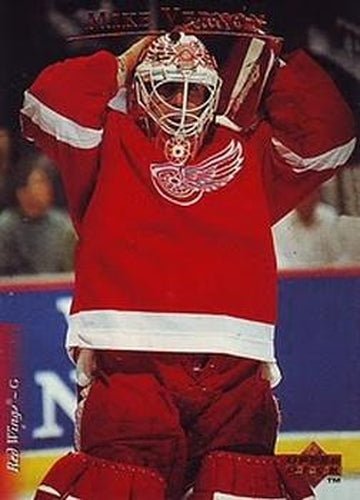 #4 Mike Vernon - Detroit Red Wings - 1995-96 Upper Deck Hockey