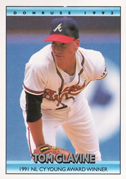 #BC4 Tom Glavine - Atlanta Braves - 1992 Donruss Baseball - Bonus Cards