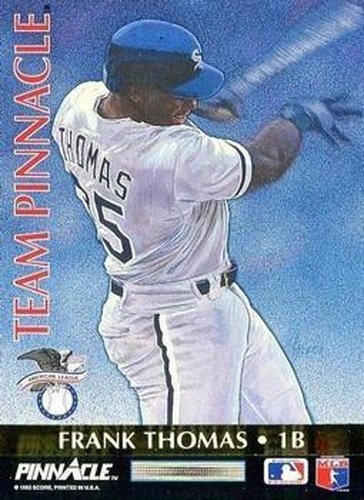 #4 Frank Thomas / Will Clark - Chicago White Sox / San Francisco Giants - 1992 Pinnacle - Team Pinnacle Baseball