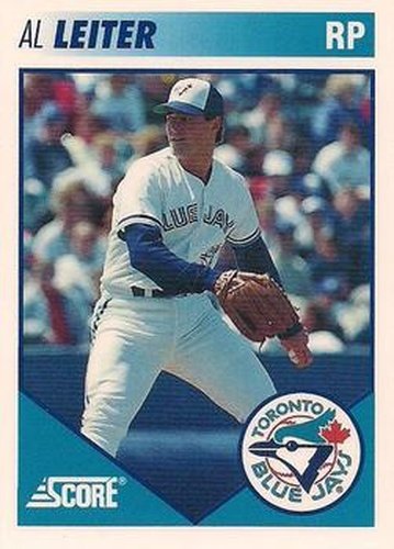 #4 Al Leiter - Toronto Blue Jays - 1991 Score Toronto Blue Jays Baseball