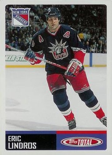 #4 Eric Lindros - New York Rangers - 2002-03 Topps Total Hockey