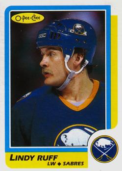 #4 Lindy Ruff - Buffalo Sabres - 1986-87 O-Pee-Chee Hockey