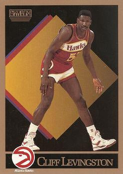 #4 Cliff Levingston - Atlanta Hawks - 1990-91 SkyBox Basketball