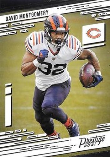 #4 David Montgomery - Chicago Bears - 2021 Panini Prestige Football