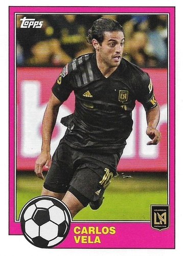 #T81-4 Carlos Vela - Los Angeles FC - 2021 Topps MLS Soccer - 1981 Throwback