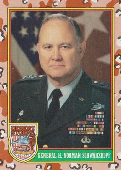 #4 General H. Norman Schwarzkopf - 1991 Topps Desert Storm