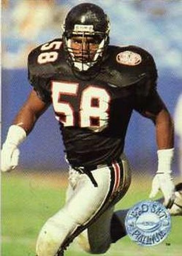 #4 Jessie Tuggle - Atlanta Falcons - 1991 Pro Set Platinum Football