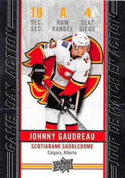 #GDA-4 Johnny Gaudreau - Calgary Flames - 2018-19 Upper Deck Tim Hortons Hockey - Game Day Action