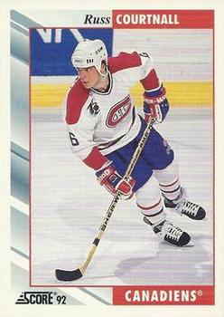 #4 Russ Courtnall - Montreal Canadiens - 1992-93 Score USA Hockey