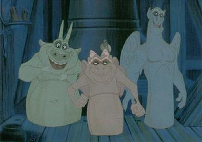 #4 Three Funny Gargoyle Pals - 1996 Skybox Hunchback of Notre Dame