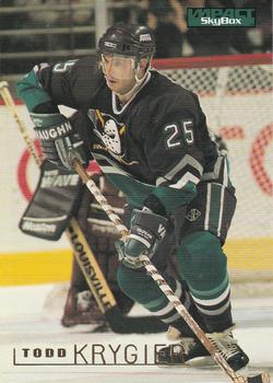 #4 Todd Krygier - Anaheim Mighty Ducks - 1995-96 SkyBox Impact Hockey