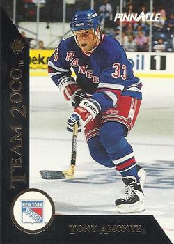 #4 Tony Amonte - New York Rangers - 1992-93 Pinnacle Canadian Hockey - Team 2000