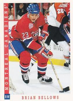 #4 Brian Bellows - Montreal Canadiens - 1993-94 Score Canadian Hockey