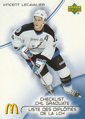 #CG4 Vincent Lecavalier - Tampa Bay Lightning - 2005-06 Upper Deck McDonald's Hockey - CHL Graduates