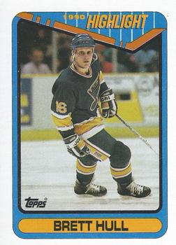 #4 Brett Hull - St. Louis Blues - 1990-91 Topps Hockey