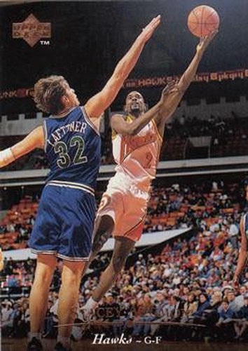 #4 Stacey Augmon - Atlanta Hawks - 1995-96 Upper Deck Basketball