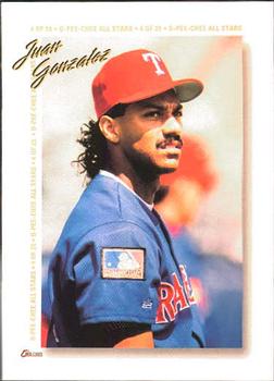 #4 Juan Gonzalez - Texas Rangers - 1994 O-Pee-Chee Baseball - All-Star Redemptions