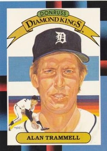 #4 Alan Trammell - Detroit Tigers - 1988 Donruss Baseball