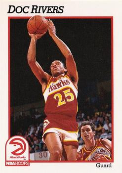 #4 Doc Rivers - Atlanta Hawks - 1991-92 Hoops Basketball