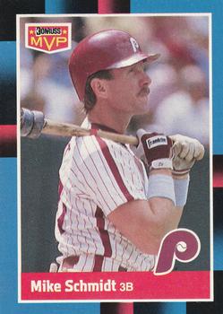 #BC-4 Mike Schmidt - Philadelphia Phillies - 1988 Donruss Baseball - Bonus MVP's