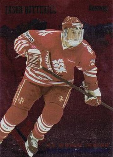 #4 Jason Botterill Canada - 1993-94 Donruss Hockey - 1994 World Junior Championship Canada