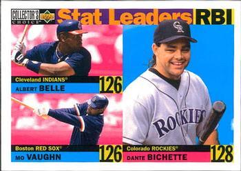 #4 Albert Belle / Mo Vaughn / Dante Bichette - Cleveland Indians / Boston Red Sox / Colorado Rockies - 1996 Collector's Choice Baseball