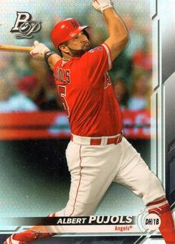 #4 Albert Pujols - Los Angeles Angels - 2019 Bowman Platinum Baseball