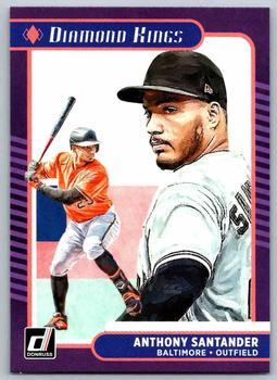 #4 Anthony Santander - Baltimore Orioles - 2021 Donruss Baseball