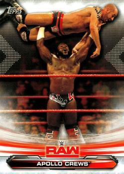 #4 Apollo Crews - 2019 Topps WWE RAW Wrestling