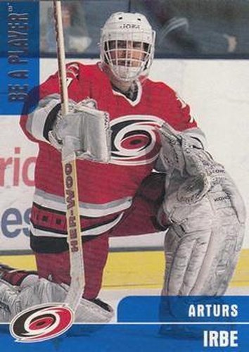 #4 Arturs Irbe - Carolina Hurricanes - 1999-00 Be a Player Memorabilia Hockey