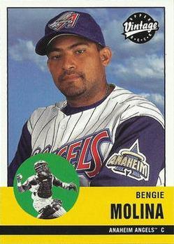 #4 Bengie Molina - Anaheim Angels - 2001 Upper Deck Vintage Baseball