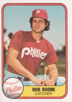 #4 Bob Boone - Philadelphia Phillies - 1981 Fleer Baseball