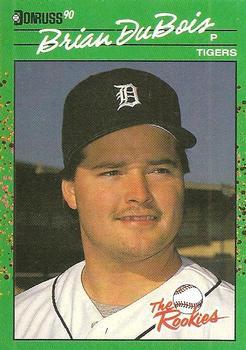 #4 Brian DuBois - Detroit Tigers - 1990 Donruss The Rookies Baseball