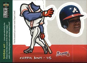 #4 Chipper Jones - Atlanta Braves - 1998 Collector's Choice - Mini Bobbing Heads Baseball