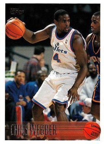 #4 Chris Webber - Washington Bullets - 1996-97 Topps Basketball