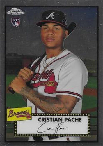 #4 Cristian Pache - Atlanta Braves - 2021 Topps Chrome Platinum Anniversary Baseball