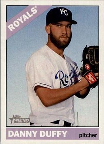 #4 Danny Duffy - Kansas City Royals - 2015 Topps Heritage Baseball