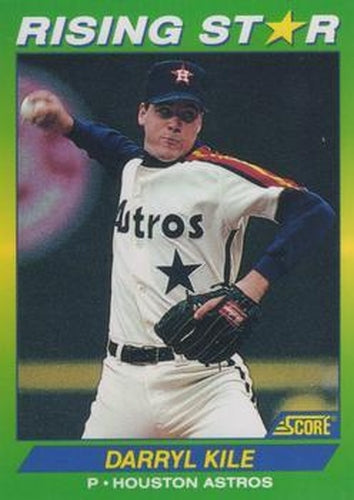#4 Darryl Kile - Houston Astros - 1992 Score 100 Rising Stars Baseball