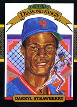 #4 Darryl Strawberry - New York Mets - 1987 Donruss Baseball