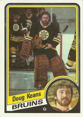 #4 Doug Keans - Boston Bruins - 1984-85 Topps Hockey