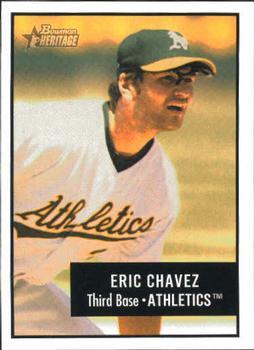 #4 Eric Chavez - Oakland Athletics - 2003 Bowman Heritage Baseball