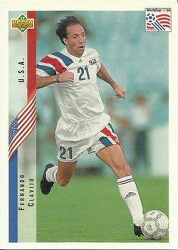 #4 Fernando Clavijo - USA - 1994 Upper Deck World Cup Contenders English/Spanish Soccer