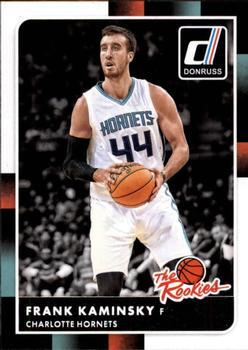 #4 Frank Kaminsky - Charlotte Hornets - 2015-16 Donruss - The Rookies Basketball