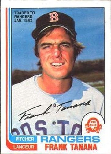 #4 Frank Tanana - Texas Rangers - 1982 O-Pee-Chee Baseball