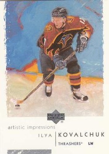 #4 Ilya Kovalchuk - Atlanta Thrashers - 2002-03 UD Artistic Impressions Hockey