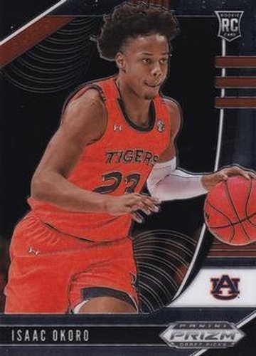 #4 Isaac Okoro - Auburn Tigers - 2020 Panini Prizm Draft Picks Collegiate Basketball