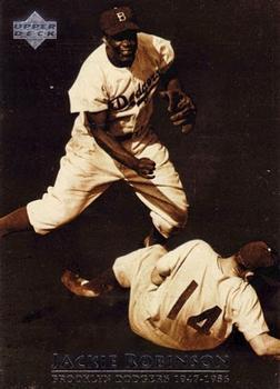 #4 Jackie Robinson - Brooklyn Dodgers - 1997 Upper Deck Baseball