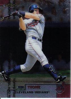 #4 Jim Thome - Cleveland Indians - 1999 Finest Baseball