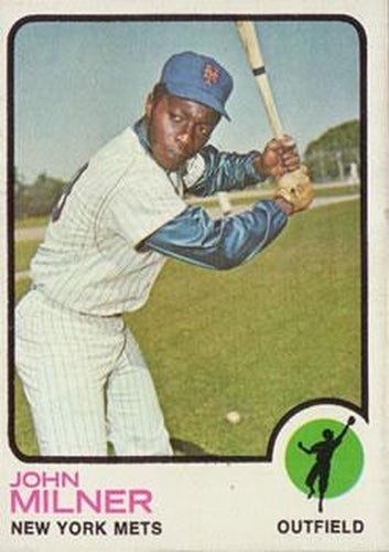 #4 John Milner - New York Mets - 1973 Topps Baseball